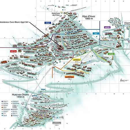 Studio 941-Particulier-Residence L'Ours Blanc-Alpe D'Huez-Centre Station ภายนอก รูปภาพ
